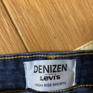 Young girls denim shorts-. Worn once. Like new